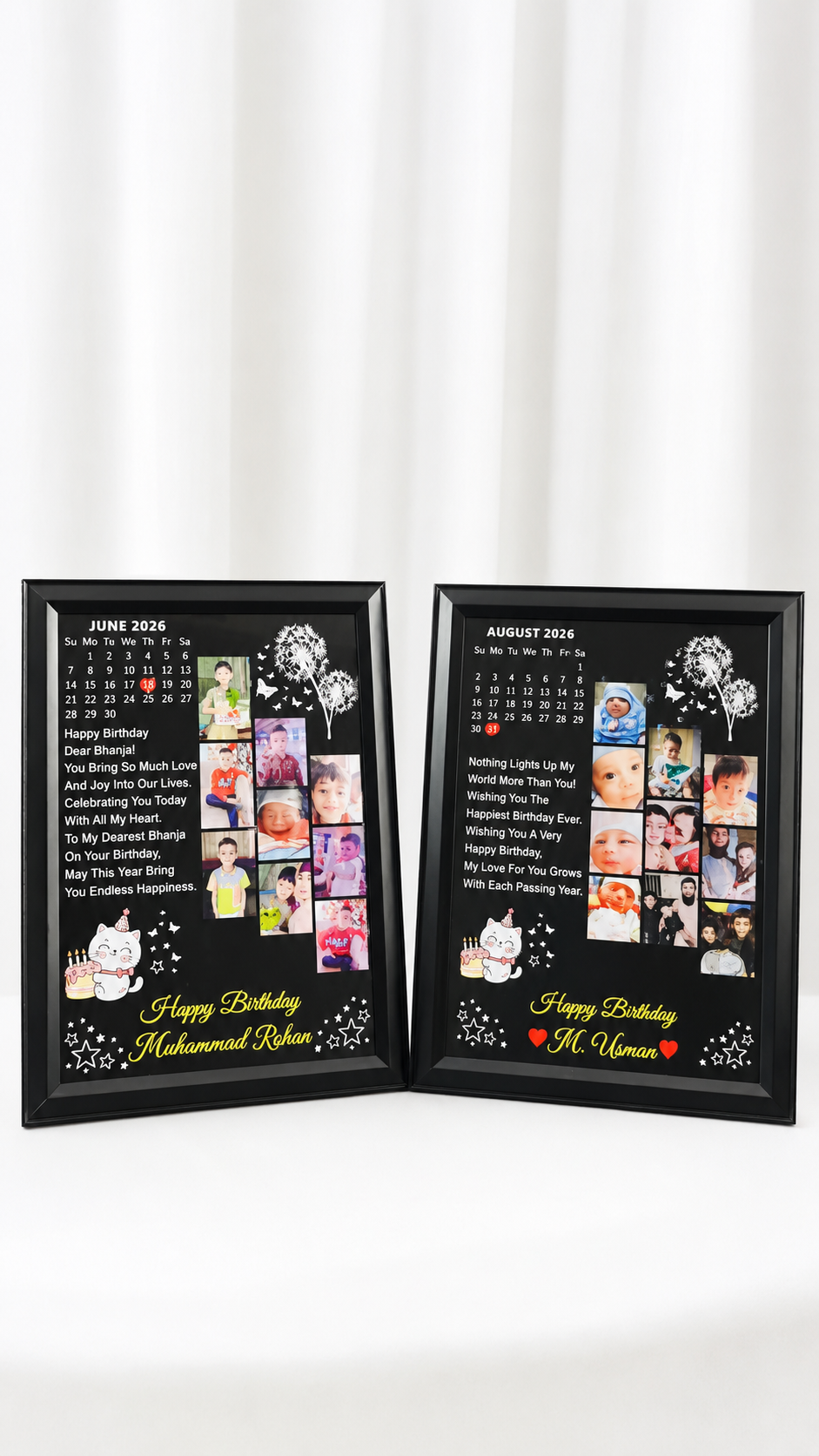 Customize birthday frames
