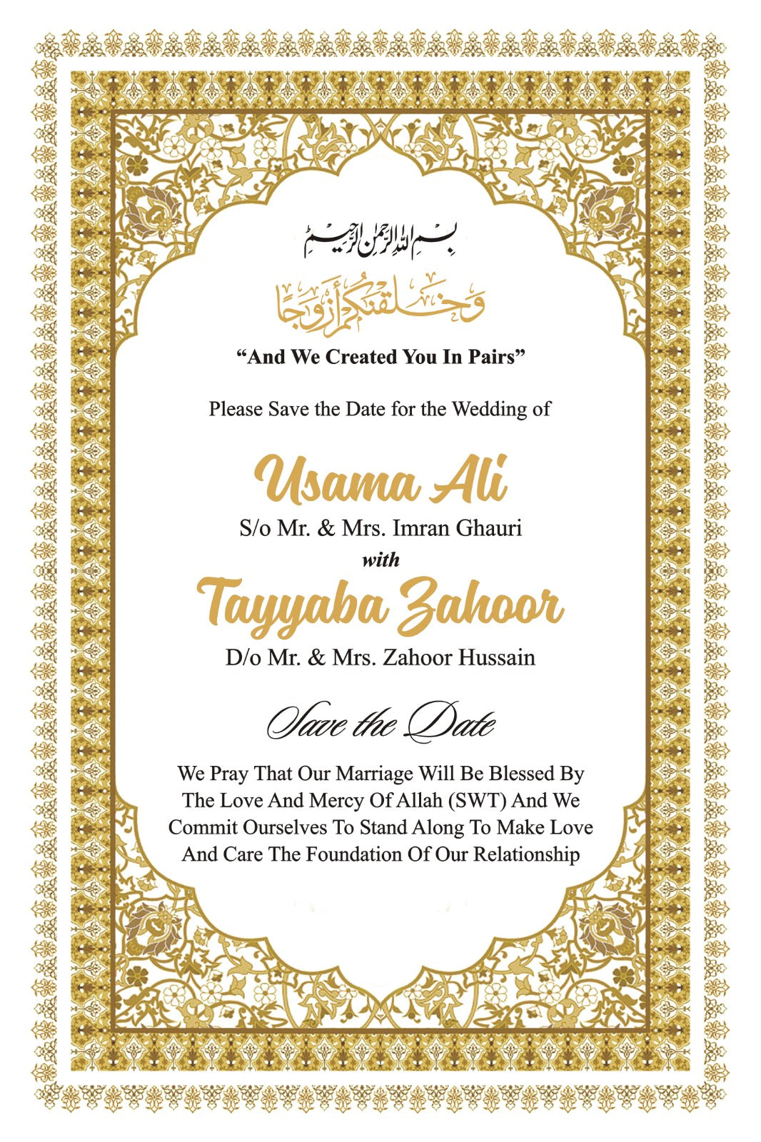 Personalized Couple Calendar Frame – Custom Anniversary & Wedding Gift