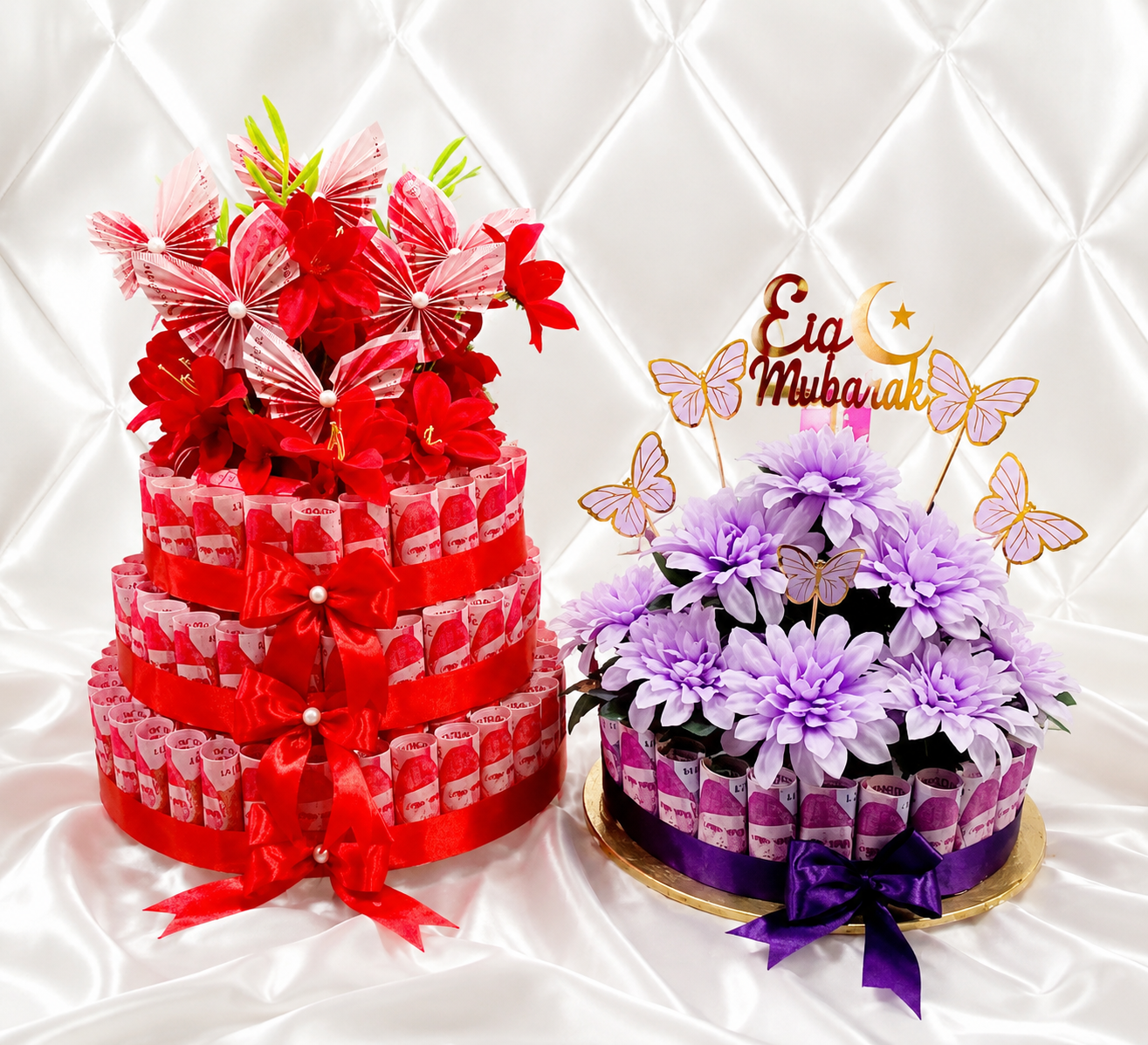 Handmade Money Bouquet & Cash Flower Arrangement – Eid, Wedding & Special Occasion Gift