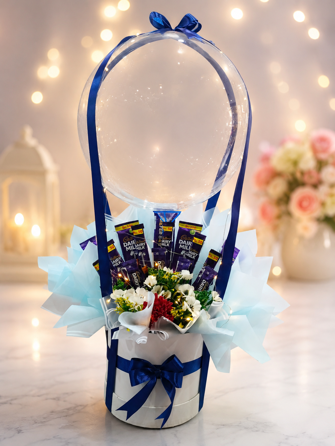 Luxury Dairy Milk Balloon Gift Bouquet