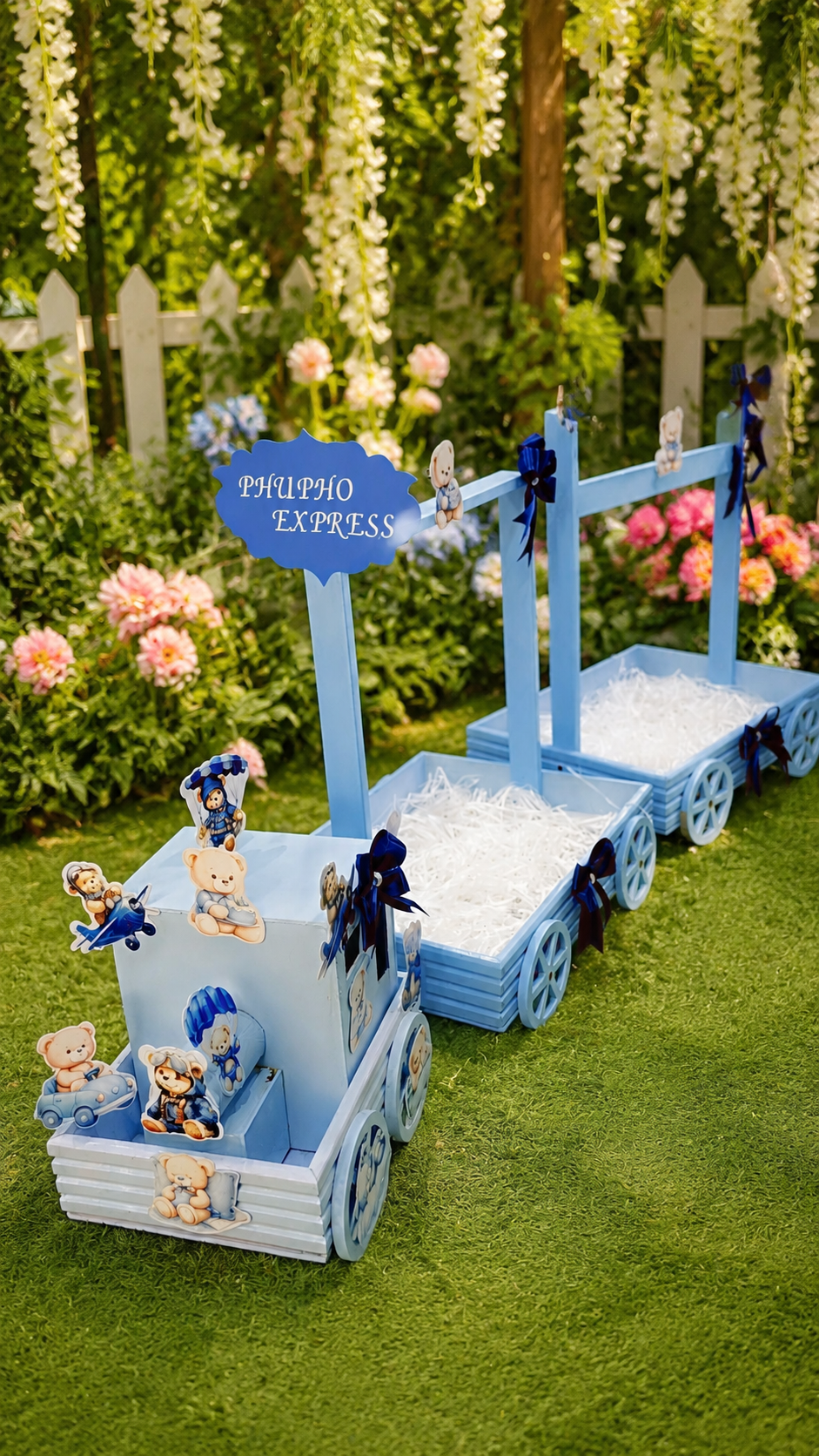 Baby Shower Express Gift Cart Decoration