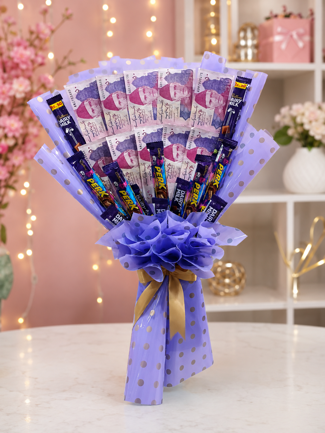 Chocolate & Cash Gift Bouquet