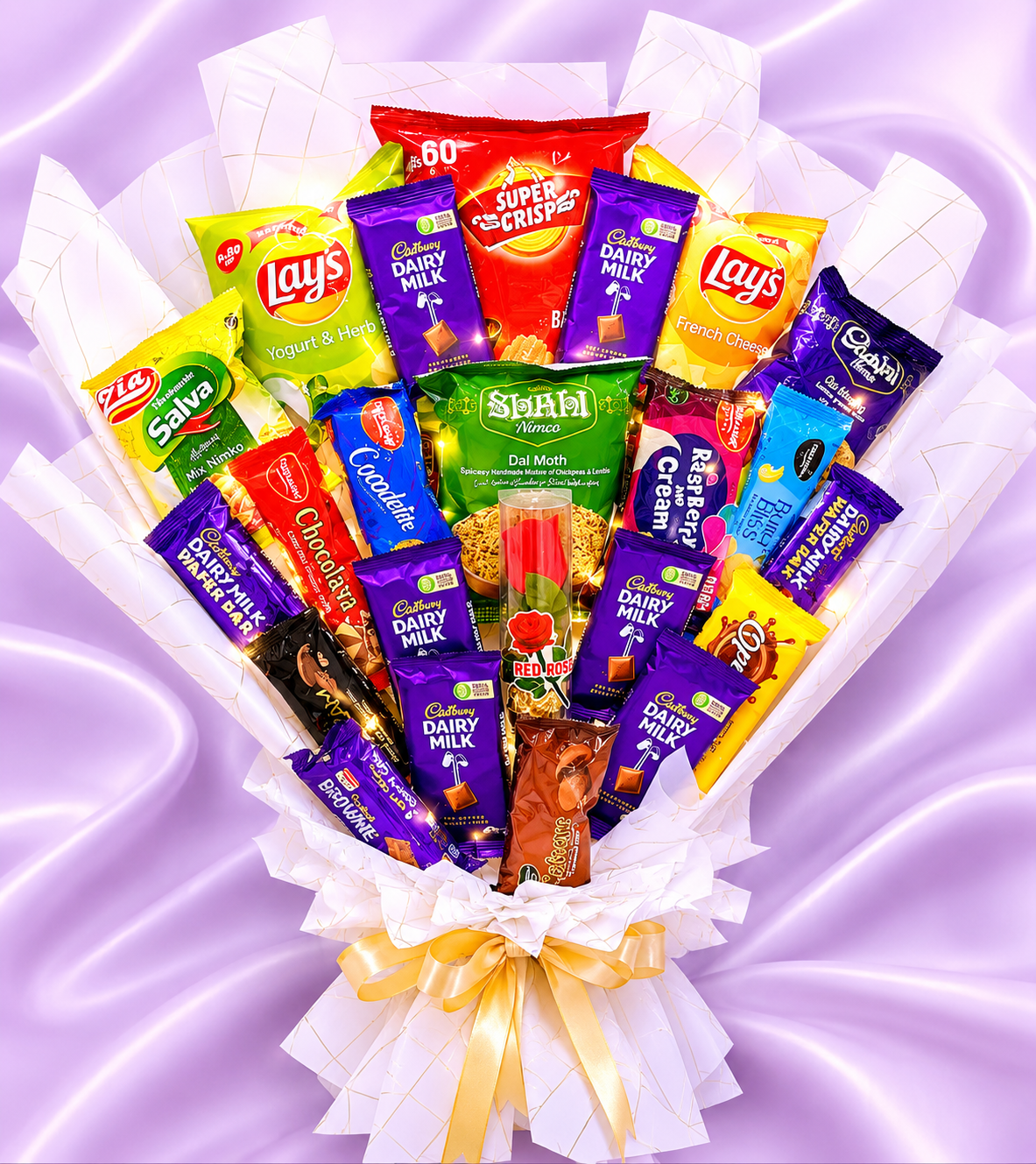 Premium Chocolate & Snack Bouquet Gift Hamper