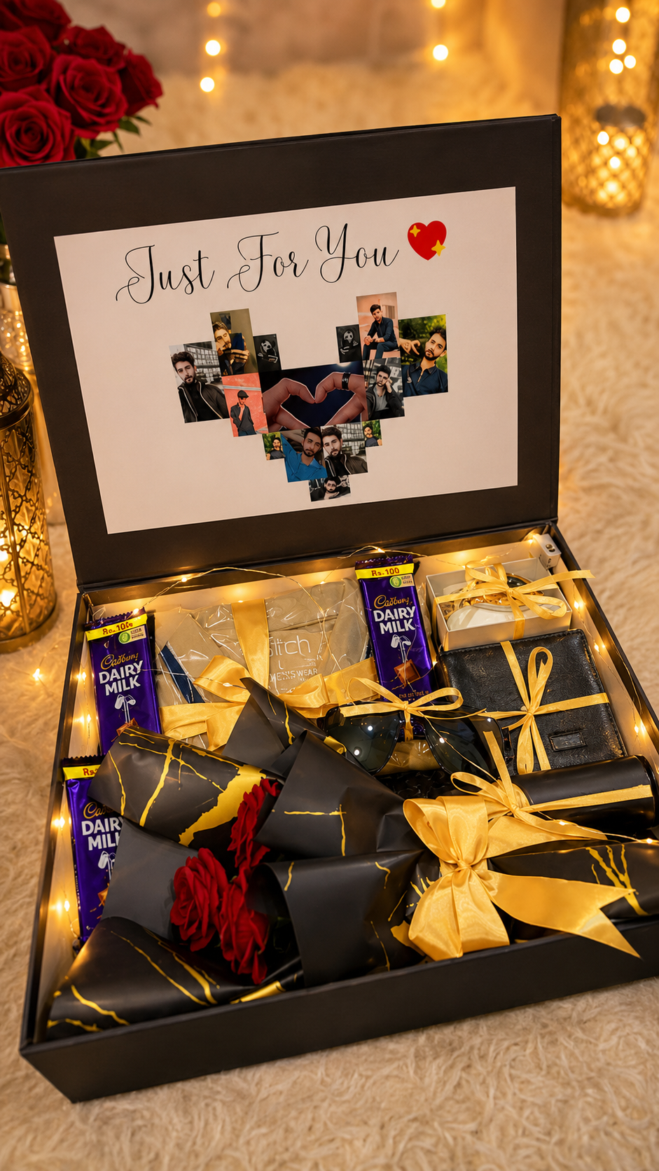Luxury Personalized Men's Surprise Gift Box – Premium Birthday & Anniversary Hamper